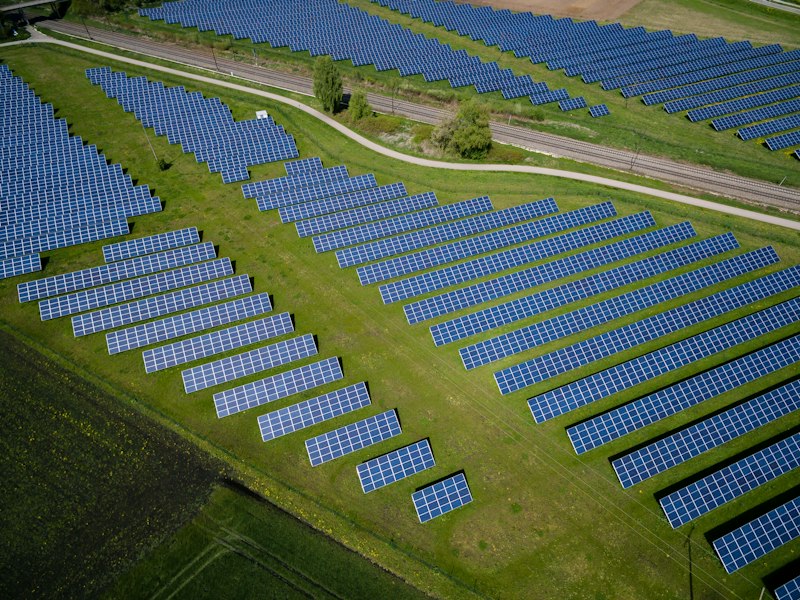 Renewable solar energy grid and clean technology infrastructure